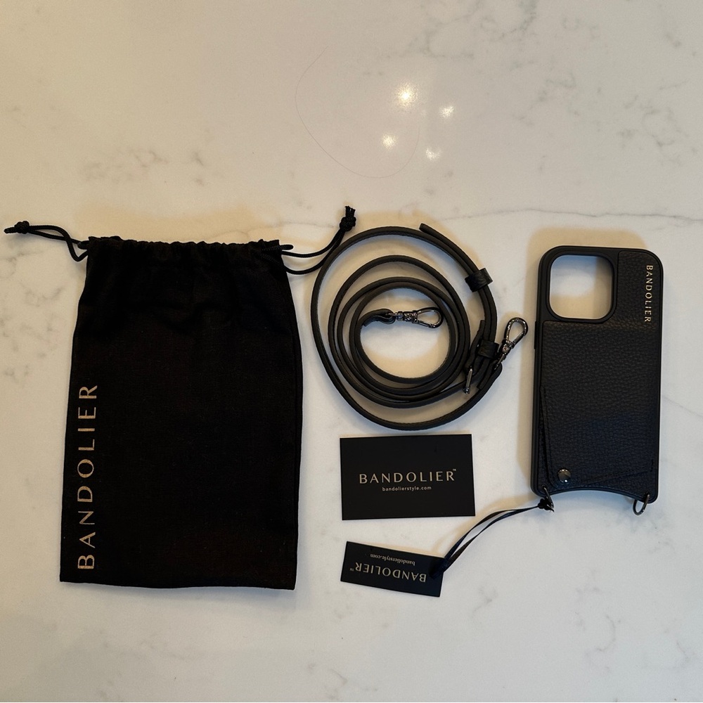 Bandolier Emma Pebble Leather Crossbody